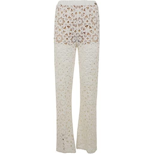 Twinset flared lace trouser