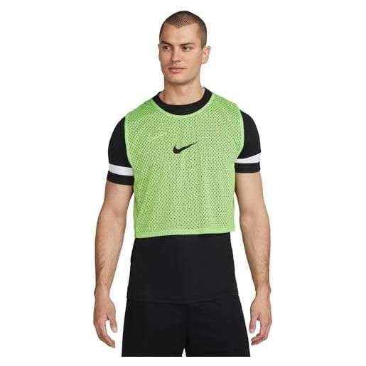 Nike u nk df park20bib, t-shirt unisex, white/black, l
