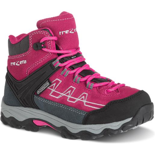 TREZETA storm wp jr fuchsia silver scarpe trekking bambino con intersuola