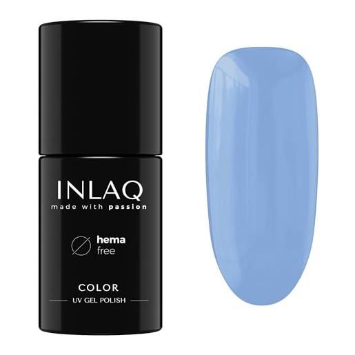 INLAQ® hema free uv nail polish baby blue 6 ml - smalto gel privo di hema - smalto gel uv uv in diversi colori gel uv led