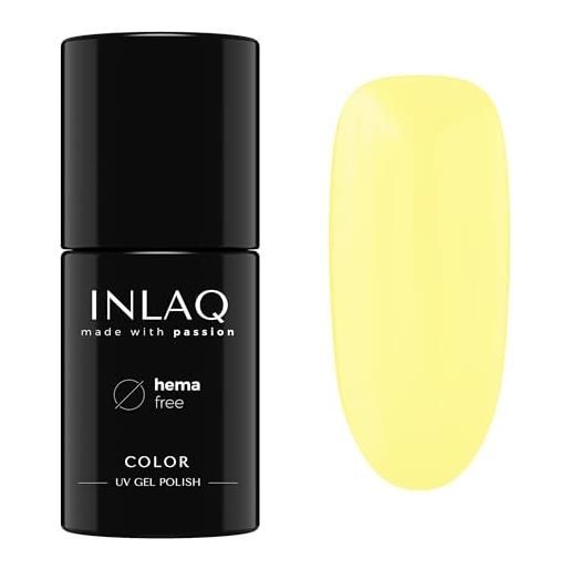 INLAQ® hema free uv nail polish mango lassi 6 ml - smalto gel privo di hema - smalto gel uv in diversi colori uv led gel