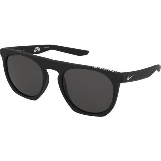 Nike flatspot ev1039 001 | occhiali da sole sportivi | prova online | unisex | plastica | quadrati | nero | adrialenti