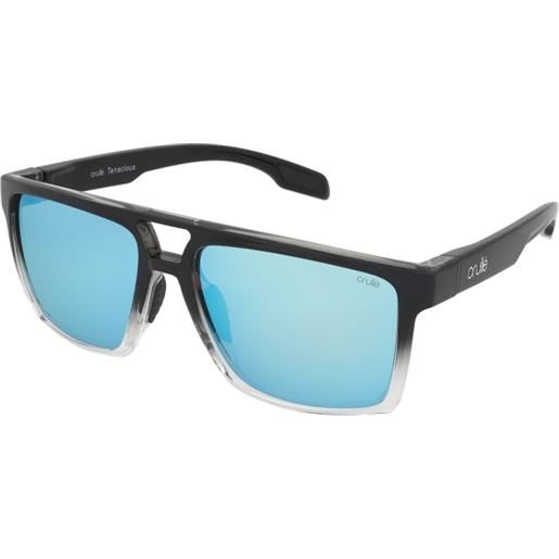 Crullé tenacious c6 | occhiali da sole sportivi | prova online | unisex | plastica | quadrati | nero, trasparente | adrialenti