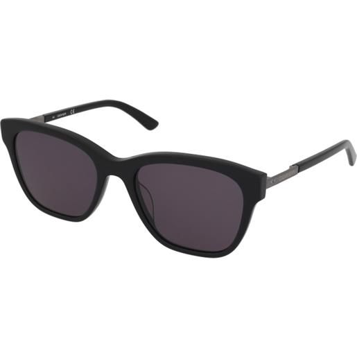 Calvin Klein ck19524s 001 | occhiali da sole graduati o non graduati | prova online | plastica | quadrati | nero | adrialenti