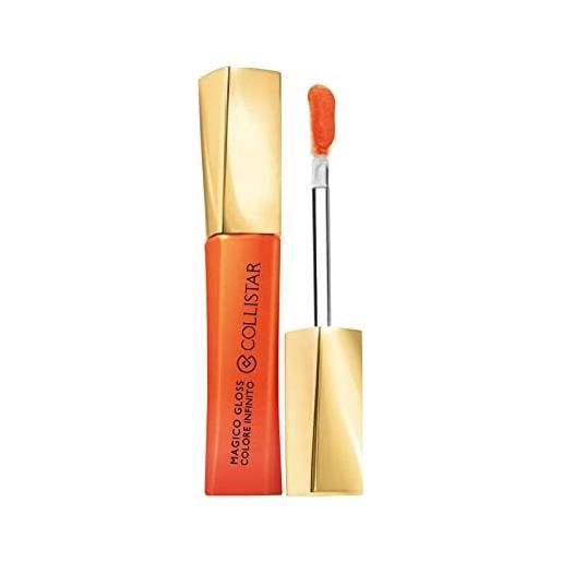 Collistar gloss design n. 29 arancio papyrus | lucidalabbra ultra-brillante rimpolpante | volume labbra immediato | 7 ml