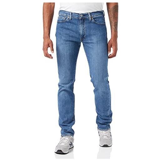 Levi's 511 slim, jeans uomo, blu easy mid, 36w / 36l