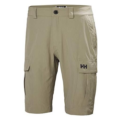 Helly Hansen hh qd cargo shorts 11, pantaloni sportivi uomo, marrone (marrón claro 720), 28