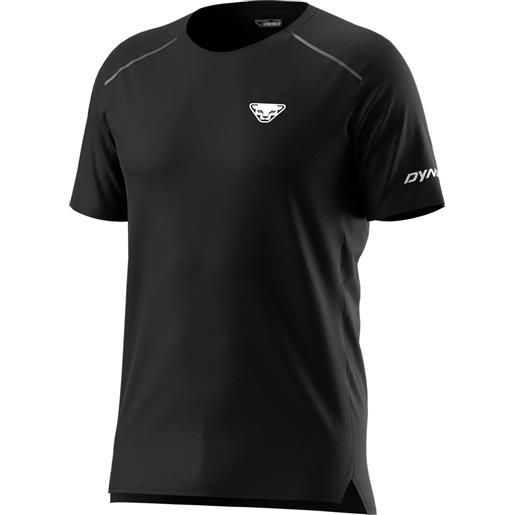 Dynafit - t-shirt traspirante - sky shirt m black out per uomo in pelle - taglia s, m, l, xl - nero