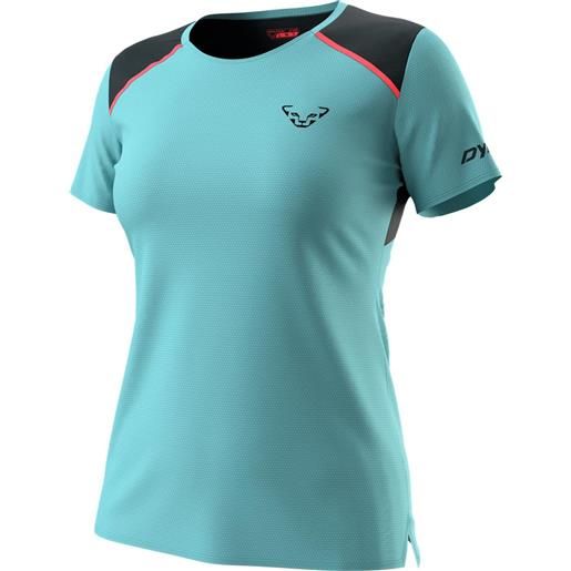 Dynafit - t-shirt traspirante - sky shirt w marine blue per donne in pelle - taglia xs, s, m, l