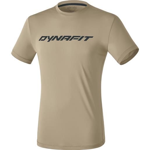 Dynafit - t-shirt traspirante - traverse 2 m ss tee rock khaki per uomo in pelle - taglia s, m, l, xl - beige