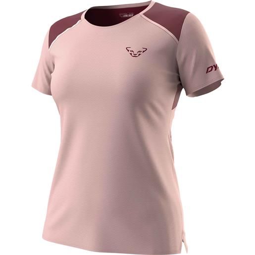 Dynafit - t-shirt traspirante - sky shirt w pale rose per donne in pelle - taglia xs, s, m, l - rosa