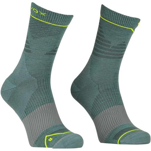 Ortovox - calze a compressione morbida e progressiva - alpine pro comp mid socks m arctic grey per uomo - taglia 39-41,42-44,45-47 - grigio