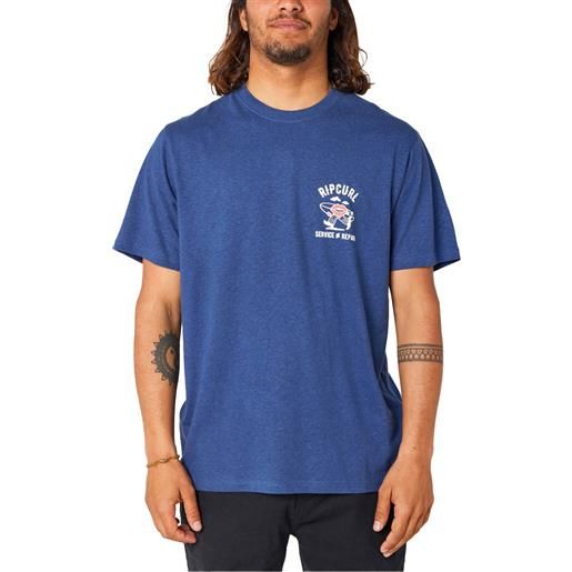 Rip Curl - t-shirt en coton - shaper avenue tee washed navy per uomo in cotone - taglia s, m, l, xl - blu navy