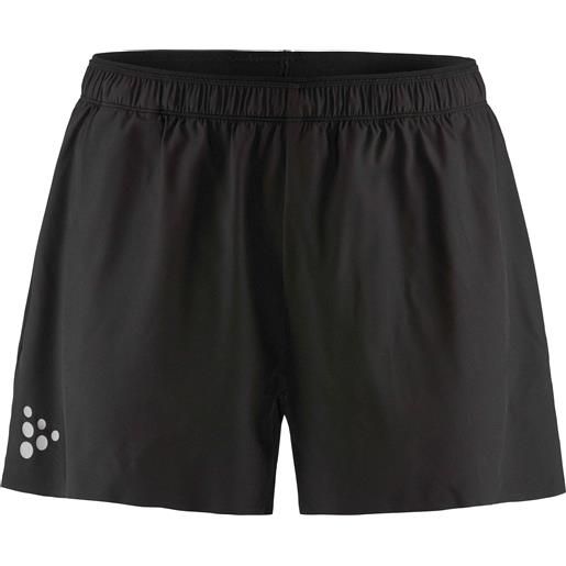 Craft - shorts da running - pro hypervent 2-in-1 m short 2 black per uomo - taglia s, m, l, xl - nero