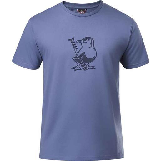 Eider - t-shirt in cotone organico - vintage duck cotton tee storm blue per uomo in cotone - taglia xs, s, m, l, xl, xxl