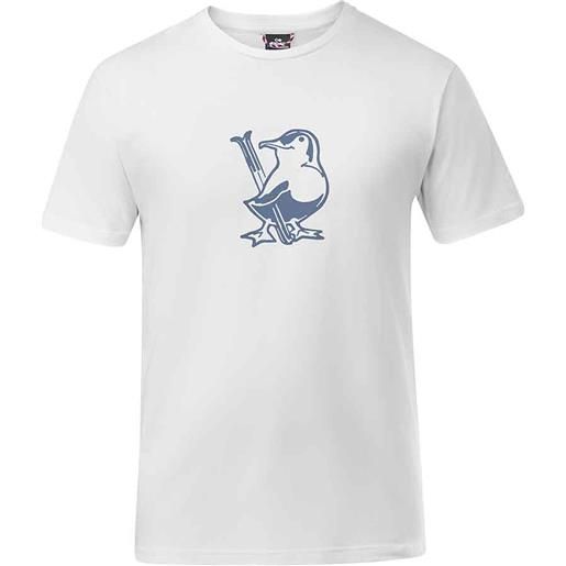 Eider - t-shirt in cotone organico - vintage duck cotton tee white per uomo in cotone - taglia xs, s, m, l, xl, xxl - bianco