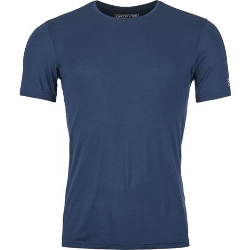 Ortovox - maglietta ultra-traspirante - 120 cool tec clean t-shirt m deep ocean per uomo in pelle - taglia s, m, l, xl - blu navy