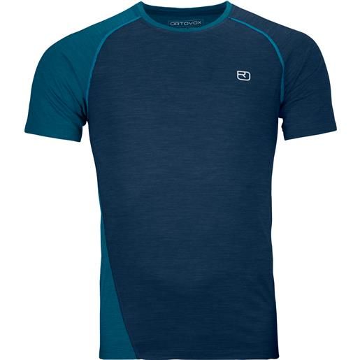 Ortovox - t-shirt ultra-traspirante - 120 cool tec fast upward t-shirt m deep ocean per uomo in pelle - taglia s, m, l, xl - blu navy