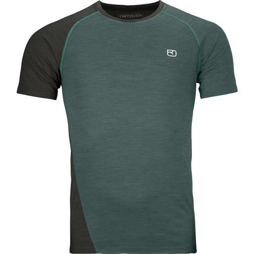 Ortovox - maglietta ultra-traspirante - 120 cool tec fast upward t-shirt m dark arctic grey per uomo in pelle - taglia l, xl - grigio