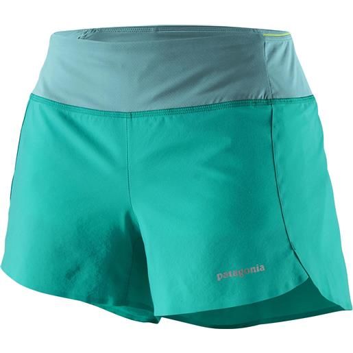 Patagonia - shorts running - w's strider pro shorts - 3 1/2 in. Subtidal blue per donne in pelle - taglia xs, s, m, l