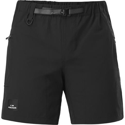 Eider - shorts da trekking - m jaunt short light black per uomo in poliestere riciclato - taglia s, m, l, xl - nero