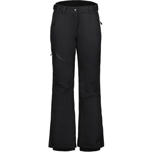 Icepeak - pantaloni da sci impermeabili e traspiranti - curlew w nero per donne - taglia 34 fi, 36 fi