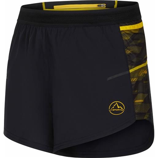 La Sportiva - shorts da trail/running - auster short m black per uomo - taglia s, l - nero