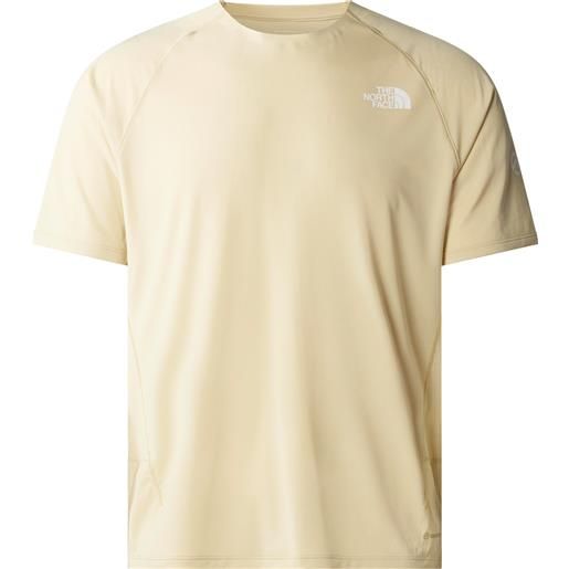 The North Face - t-shirt da trail/running - m summit high trail run s/s gravel per uomo - taglia m, l, xl - beige