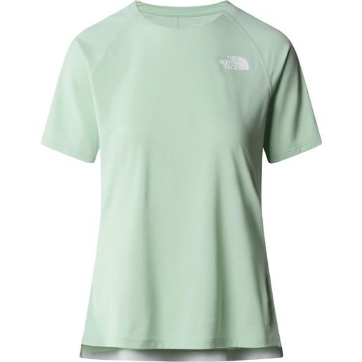 The North Face - t-shirt da trail/running - w summit high trail run s/s misty sage per donne - taglia xs, s, m, l - verde