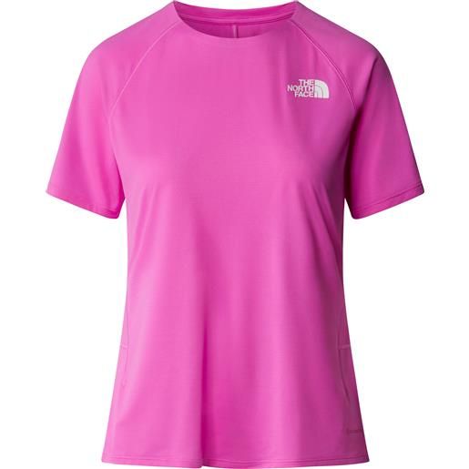 The North Face - t-shirt da trail/running - w summit high trail run s/s violet crocus per donne - taglia xs, m, l - viola