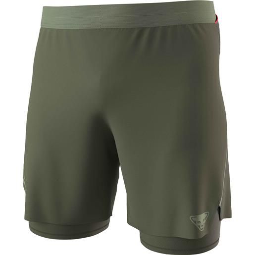 Dynafit - shorts da trail/running - alpine pro 2in1 shorts m thyme per uomo - taglia s, m, l, xl - verde