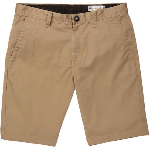 Volcom - shorts chino - frickin modern stretch short 21 khaki per uomo - taglia 28 us, 29 us, 30 us, 31 us, 32 us, 33 us, 34 us - beige