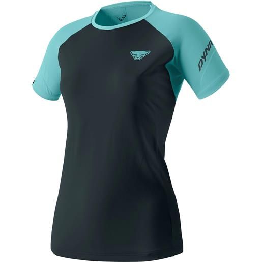 Dynafit - t-shirt traspirante per le lunghe sessioni di trail - alpine pro w s/s tee blueberry marine blue per donne in pelle - taglia xs, s, m, l