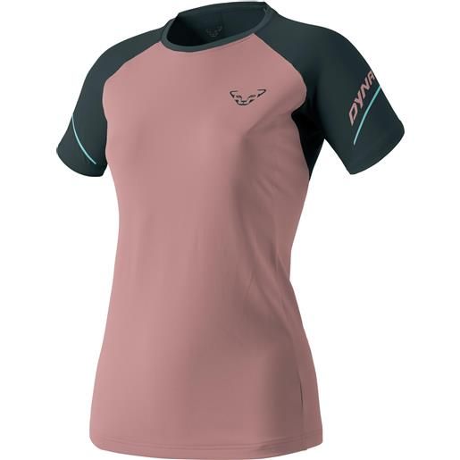Dynafit - t-shirt traspirante a maniche corte - alpine pro w s/s tee mokarosa per donne in pelle - taglia xs, s, m, l - rosa