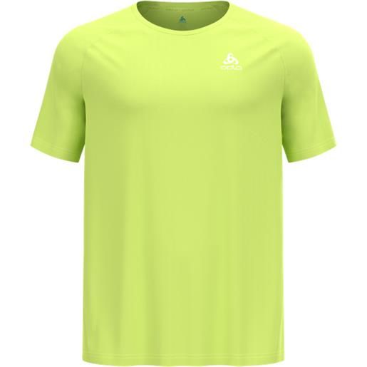 Odlo - t-shirt sportiva - essential chill-tec t-shirt crew neck ss sharp green per uomo - taglia s, m, l, xl - verde