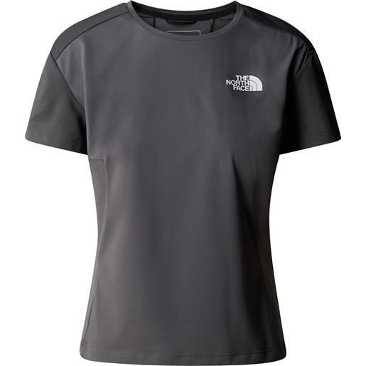 The North Face - t-shirt da trekking - w valday tee anthracite grey/asphalt per donne - taglia xs, s, m, l - grigio