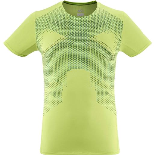 Millet - t-shirt da trail/running - intense tee-shirt ss m acid green per uomo - taglia s, m, l, xl - verde