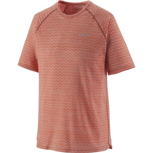 Patagonia - t-shirt da running - m's ridge flow shirt mangrove red per uomo - taglia s, m, l, xl - rosso
