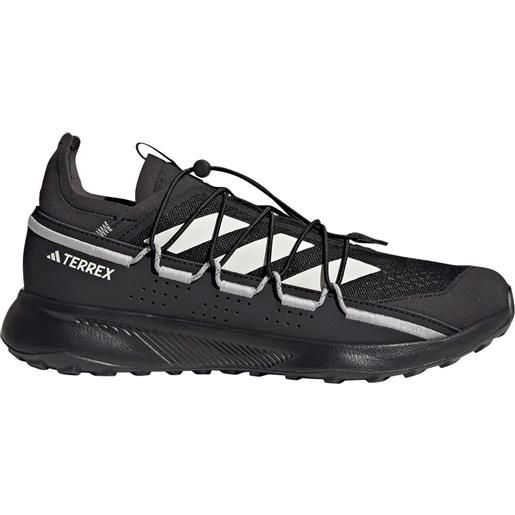 Adidas - scarpe da trekking leggere - voyager 21 black/white per uomo - taglia 7,5 uk, 8 uk, 8,5 uk, 9 uk, 9,5 uk, 10 uk, 10,5 uk - nero