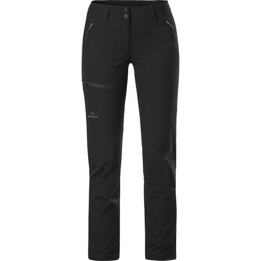 Eider - pantaloni da alpinismo - w spin stretch pant black per donne in pelle - taglia xs, s, m, l - nero