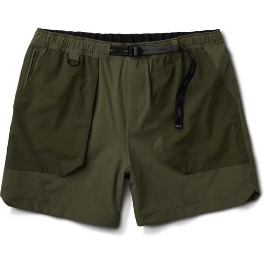 Roark - pantaloncini ibridi da uomo - happy camper short military per uomo - taglia s, m, l, xl - kaki
