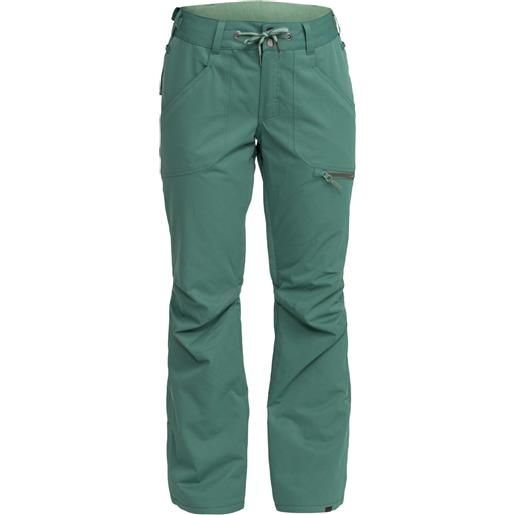 Roxy - pantaloni da sci/snow - nadia snow pant dark forest per donne - taglia xs, s, m - verde
