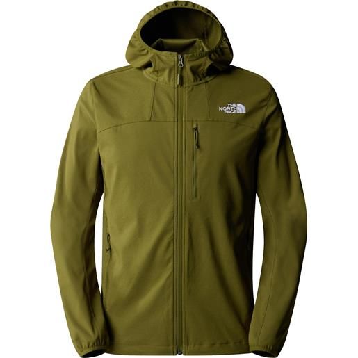 The North Face - giacca a vento da trekking - m nimble hoodie forest olive per uomo - taglia s, m, l, xl - kaki