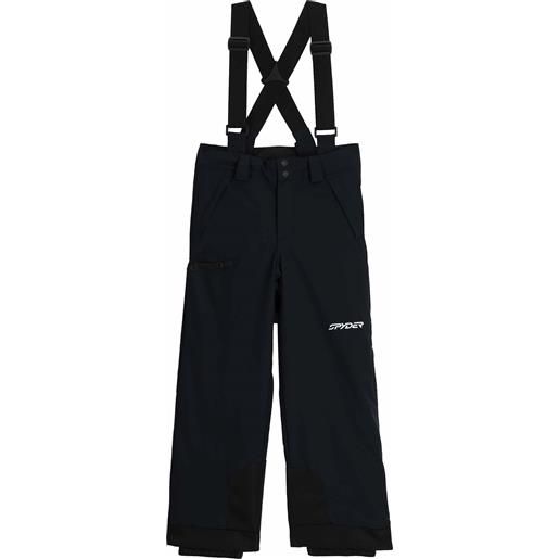 Spyder - pantaloni da sci isolanti - propulsion pants black - taglia bambino 8a, 12a - nero