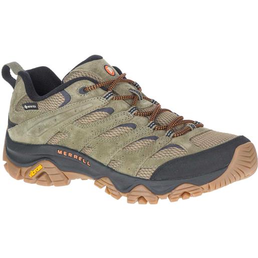 Merrell - scarpe da trekking - moab 3 gtx olive/gum per uomo in materiale riciclato - taglia 41,41.5,42,43,43.5,44,44.5,45 - verde