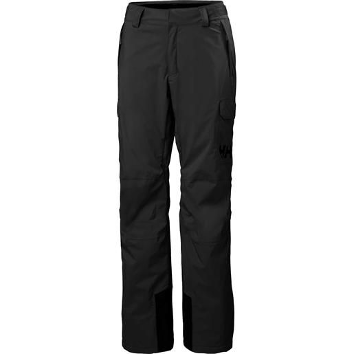Helly-Hansen - pantaloni da sci isolanti in prima. Loft® - w switch cargo insulated pant black per donne in pelle - taglia xs, m - nero