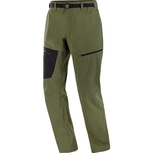 Salomon - pantaloni da trekking - outerpath utility pants m grape leaf per uomo in pelle - taglia s, m, l, xl, xxl - kaki