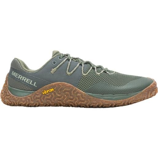 Merrell - scarpe da trail - trail glove 7 pine/gum per uomo - taglia 41,41.5,43.5,44.5 - verde