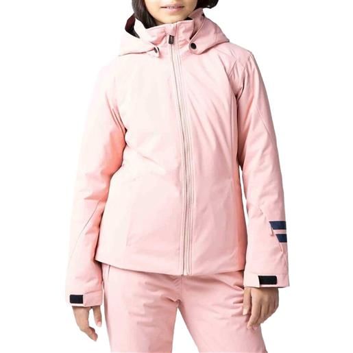 Rossignol - giacca da sci isolante - girl fonction jkt cooper pink in pelle - taglia bambino 12a, 14a, 16a - rosa
