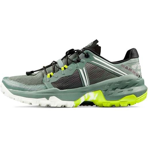 Mammut - scarpe da trail - sertig tr low women dark jade/white per donne in pelle - taglia 4,5 uk, 5 uk, 5,5 uk, 6 uk, 6,5 uk, 7 uk - verde